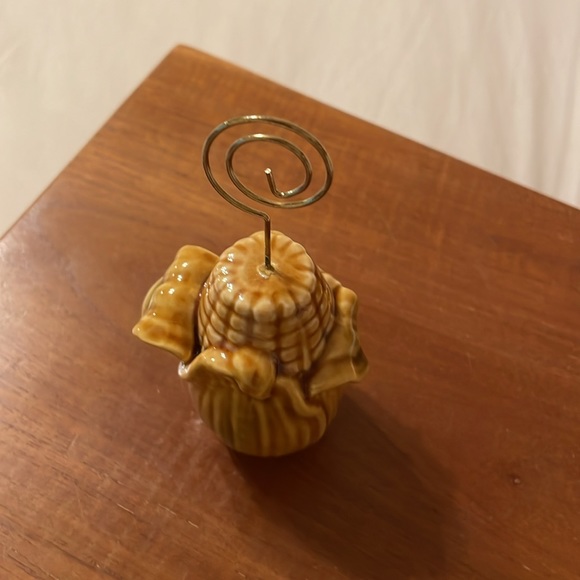 Vintage Corn OnThe Cob Motif Note/Business Card/Post Card/Photo Holder- 1980’s - Picture 2 of 4